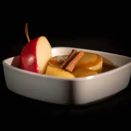 Apfelkompott mit Zimt und Zucker